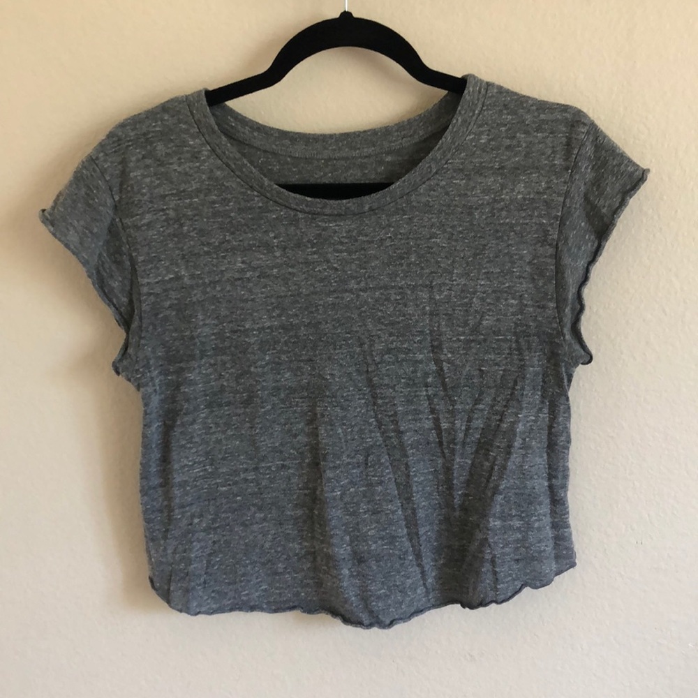 Brandy Melville gray crop top